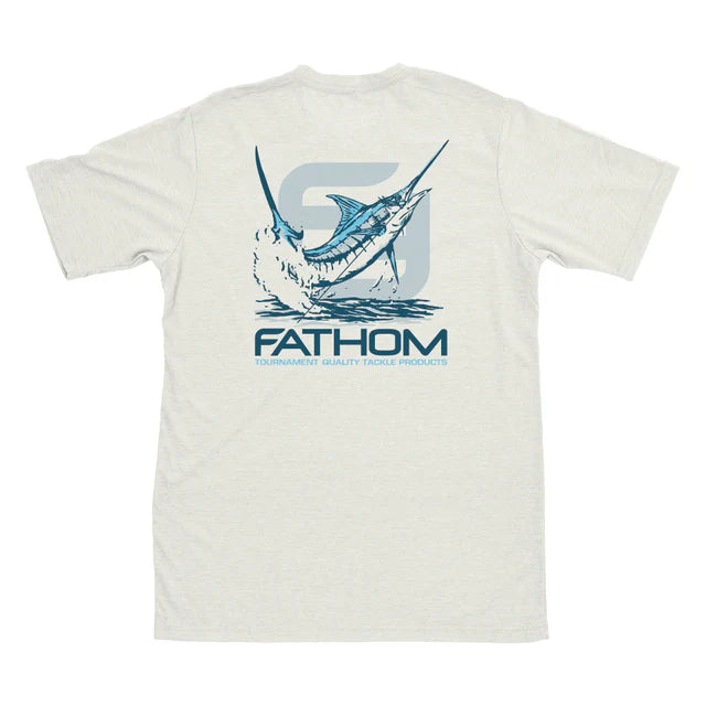 Fathom Offshore Breach T Shirt - Silver