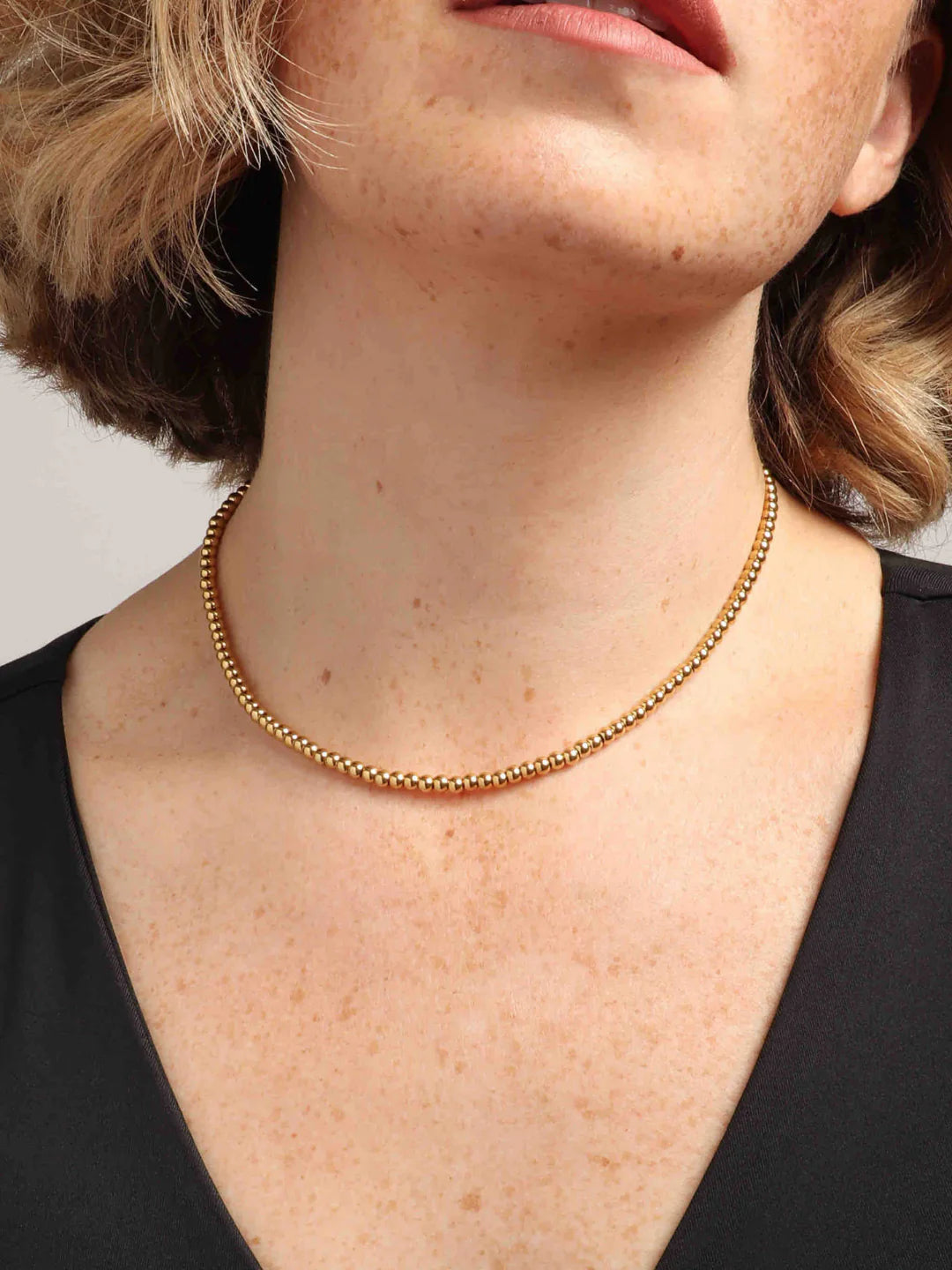 Marrin Costello Crown 4mm Choker - Gold