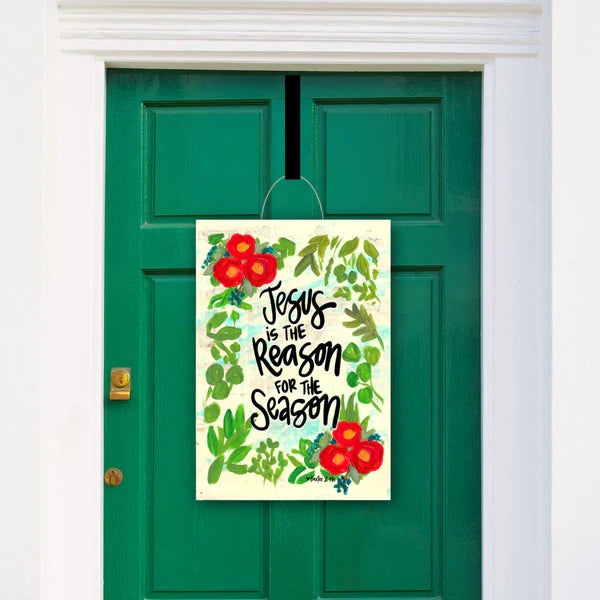 Baxter And Me Jesus is the Reason Door Hanger