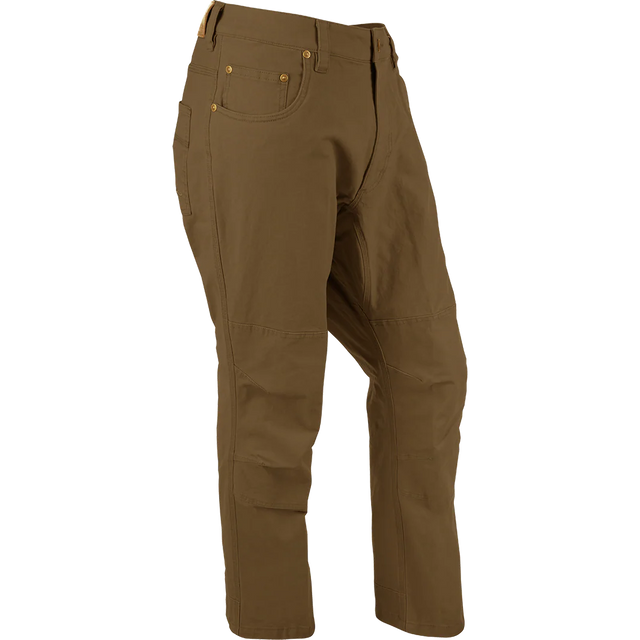Brown pants on a white background
