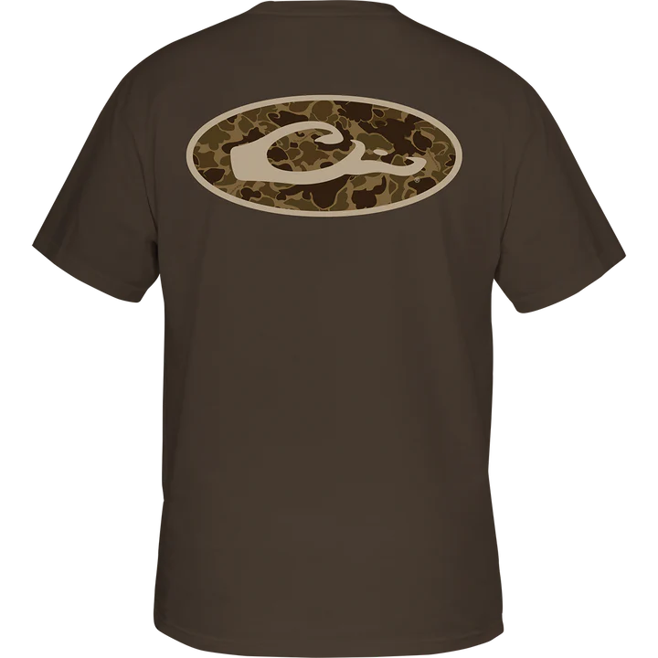 Drake Waterfowl Old School Oval T-Shirt