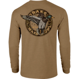 Drake Waterfowl Circle Mallard Long Sleeve T-Shirt