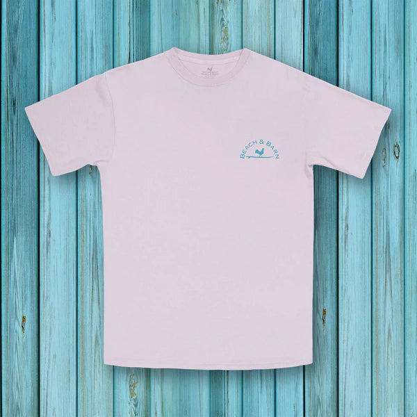 Beach & Barn Outfitters Emblem Tee Shirt - Wisteria
