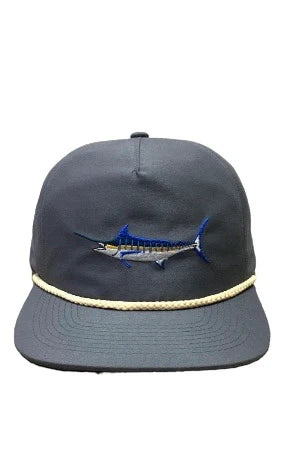 Southern Hooker Marlin Performance Hat - Charcoal