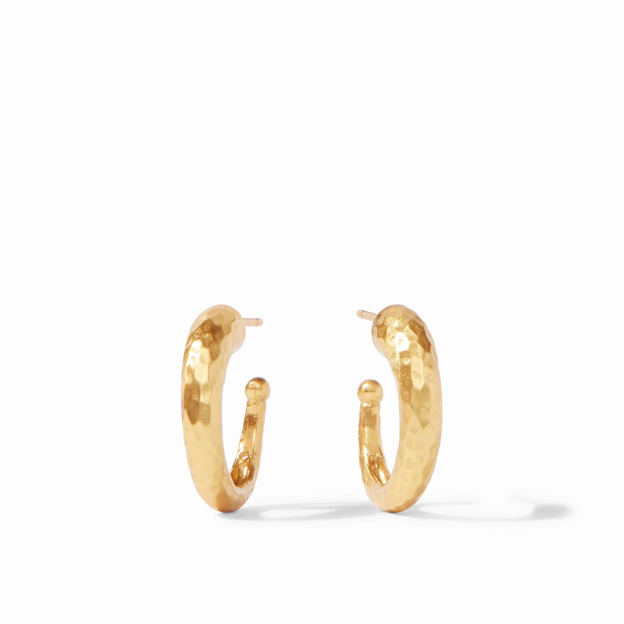 Julie Vos Hammered Hoop Earrings