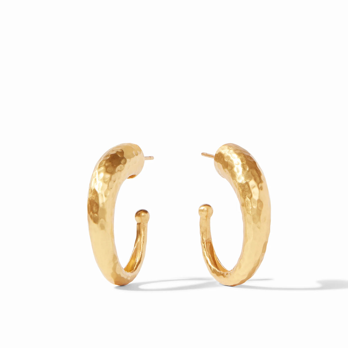 Julie Vos Hammered Hoop Earrings