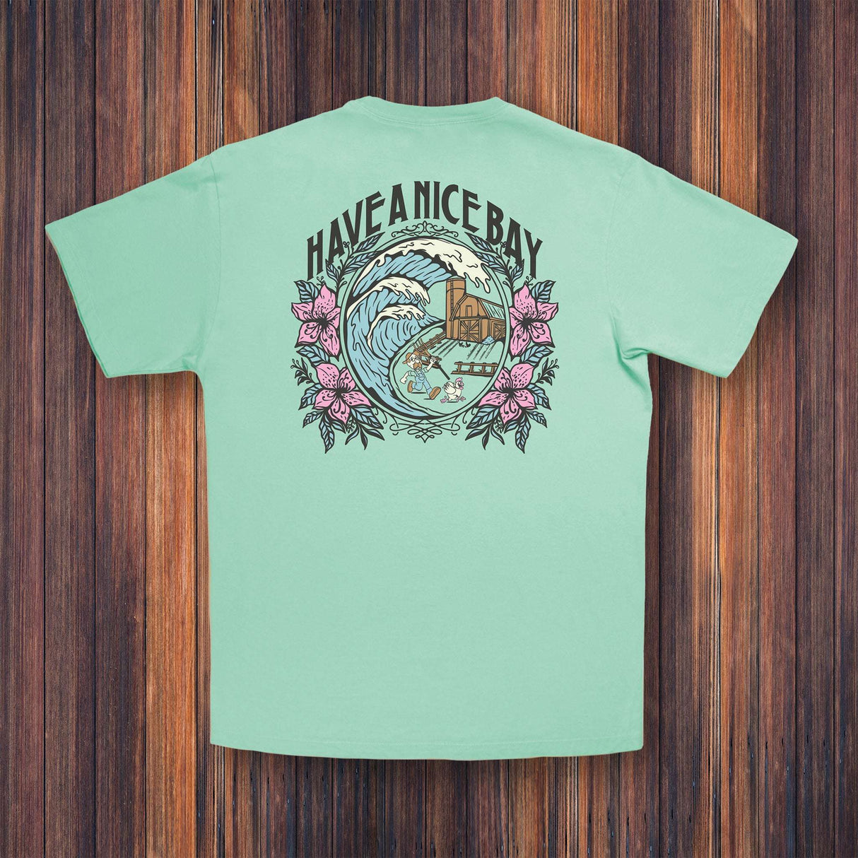 Beach & Barn Outfitters Have A Nice Bay Tee Shirt