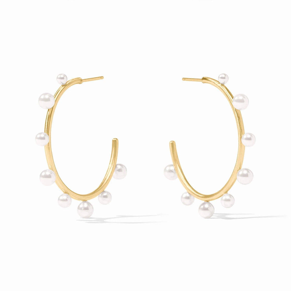 Julie Vos Large Pearl Hydra Stone Hoop