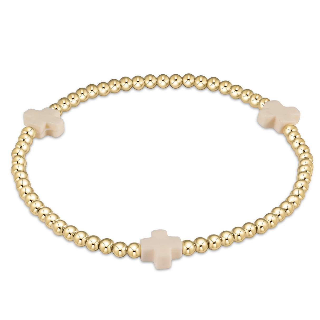 Enewton egirl Signature Cross 3mm Gold Bracelet