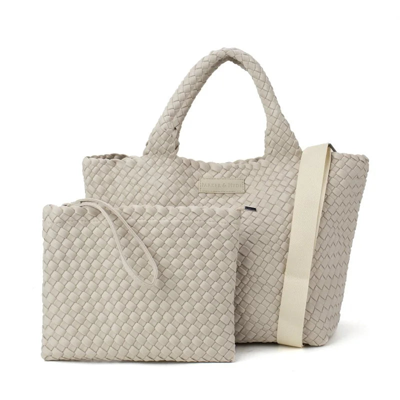 Parker & Hyde Classic Woven Tote - Bone