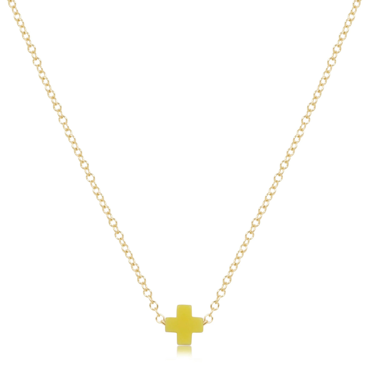 Enewton 16" Signature Cross Necklaces - Gold