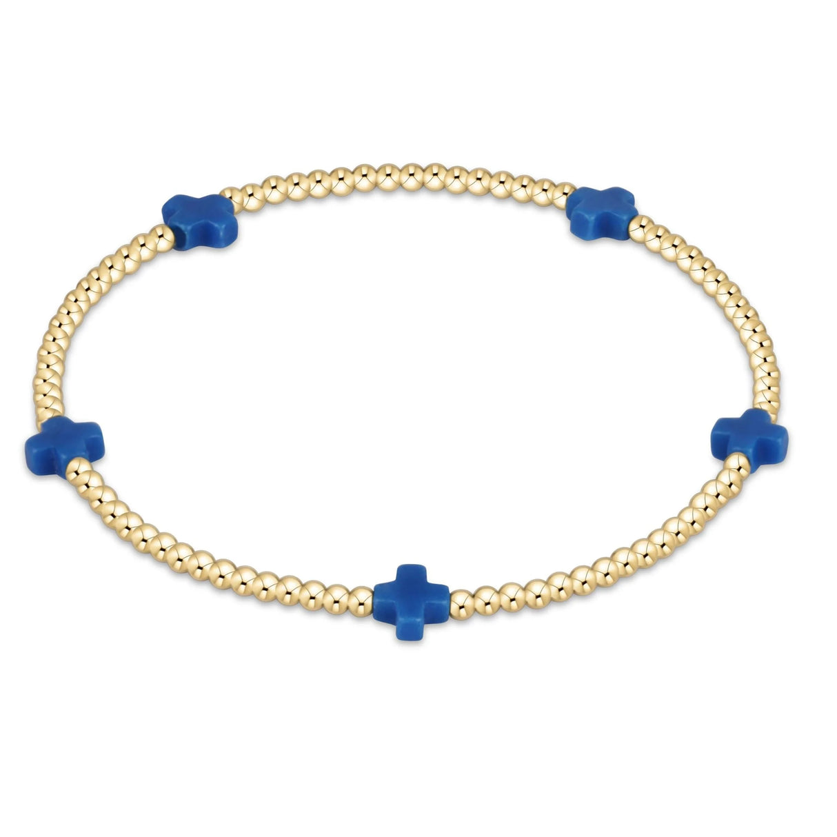 Enewton Signature Cross Small Gold Pattern 2mm