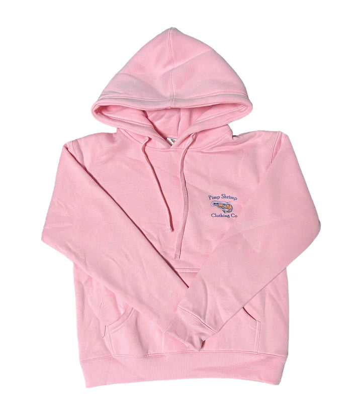 Pimp Shrimp Youth Light Pink Hoodie
