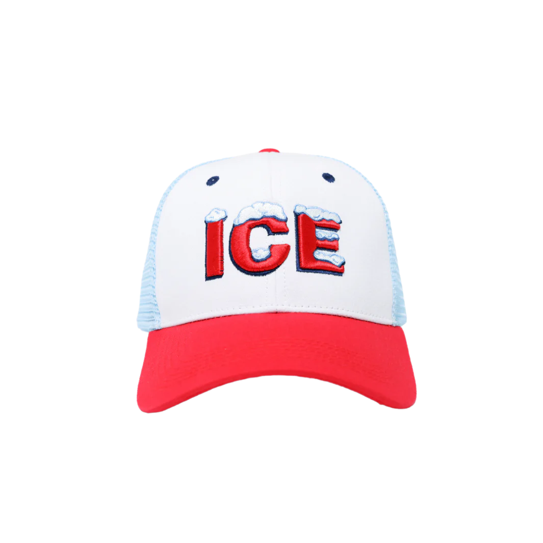 Southern Hooker Ice Trucker Hat - White