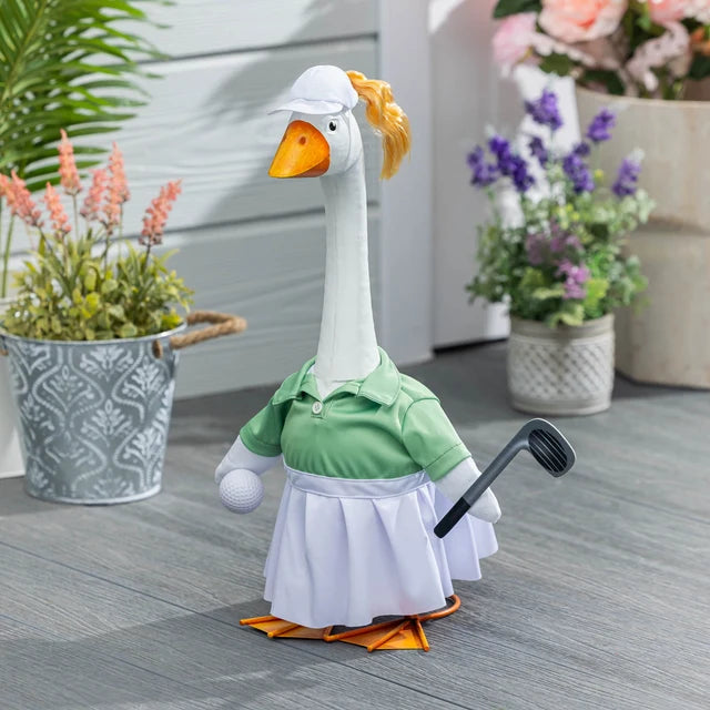 Evergreen Giddy the Porch Goose Outfits