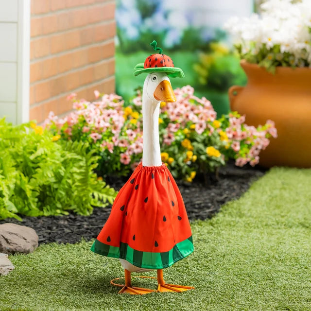 Evergreen Giddy the Porch Goose Outfits
