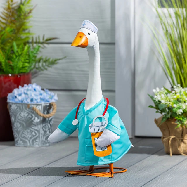 Evergreen Giddy the Porch Goose Outfits