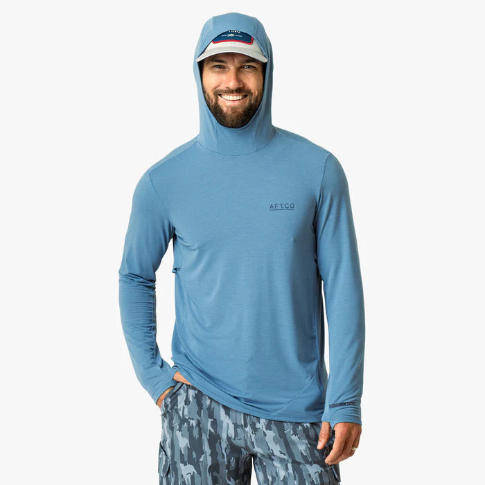 Aftco Tailwind Hoodie - Blue Shadow - Large