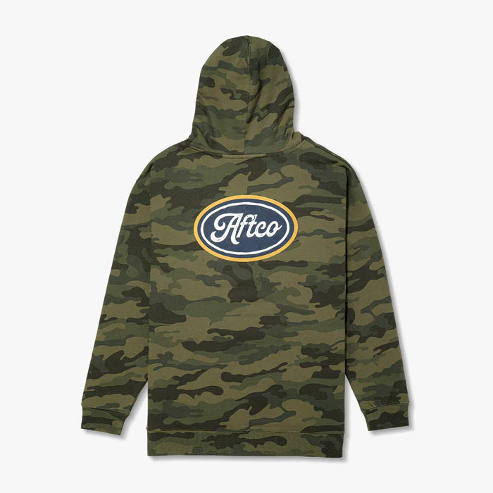 Aftco Powerboat Pullover Hoodie - Forest Camo - Large