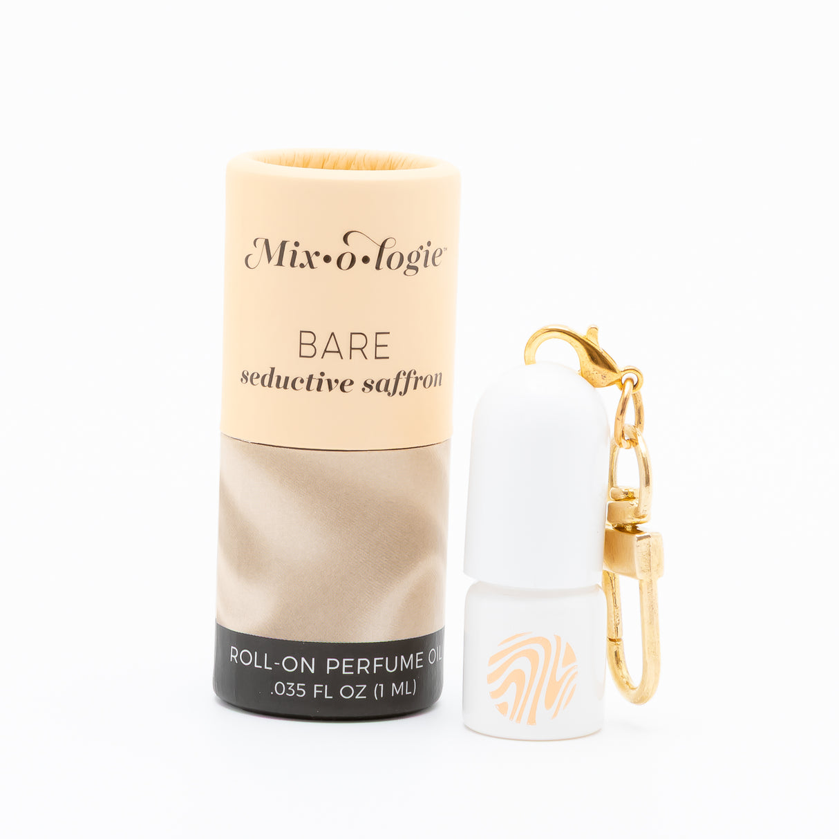 Bare (seductive saffron) Mini Rollerball Keychain