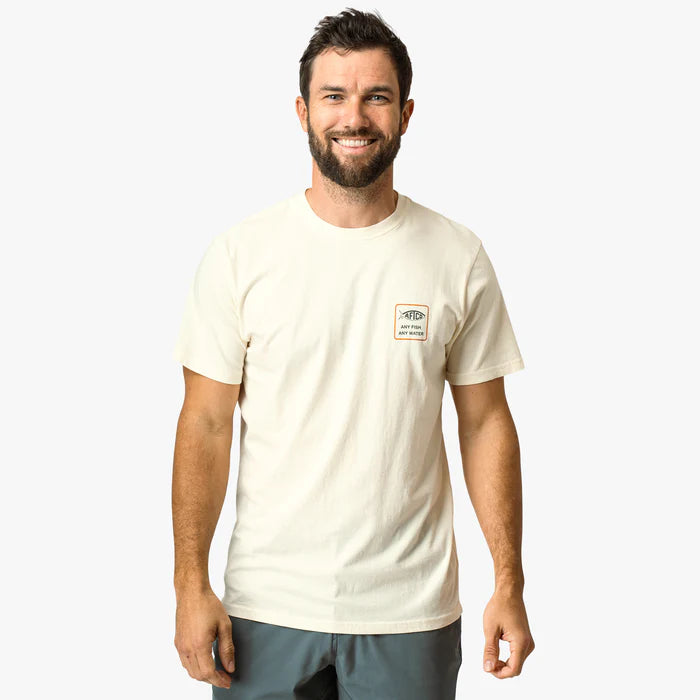 Aftco Yesterday Short Sleeve T-Shirt - Cream