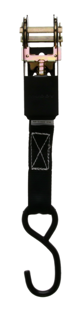 1″ X 10′ Standard Duty Ratchet Straps / 4 PACK