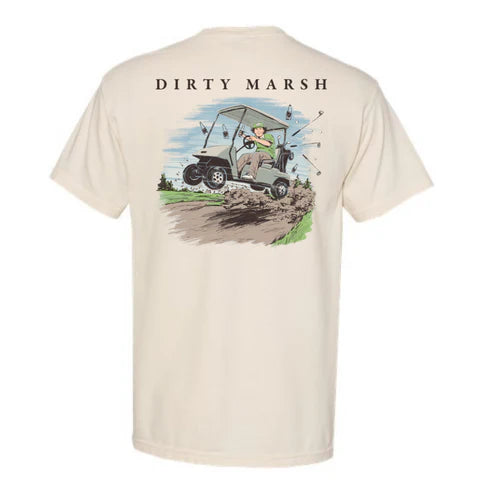 Dirty Marsh Marshall On da Course Tee - Ivory