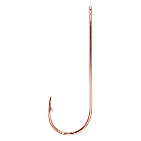 Gancho Aberdeen con garra de águila, alambre ligero forjado, ojo anillado sin compensación, bronce