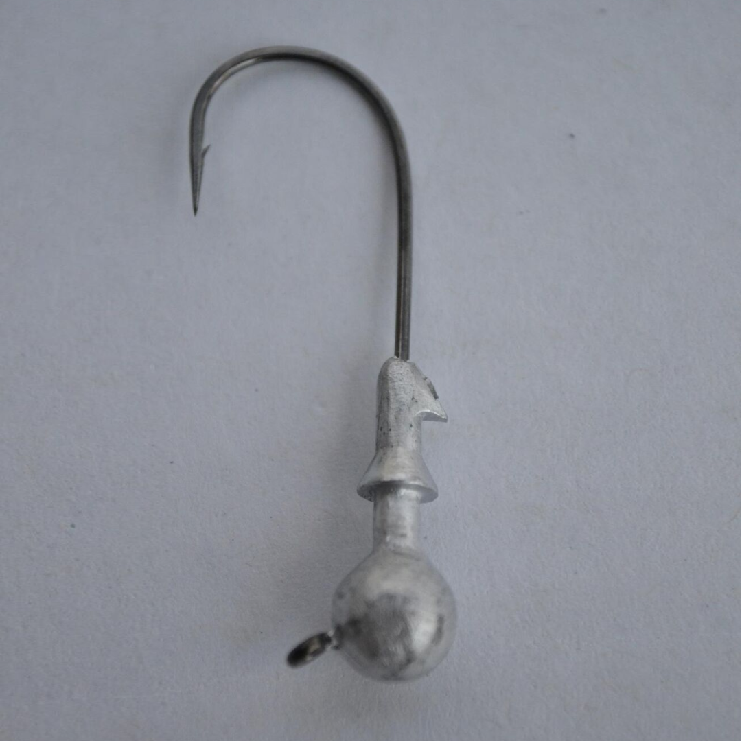 Cabezal de plantilla X-Eye de 1/8 Oz, cabeza de plantilla de bola sin pintar, paquete de 4