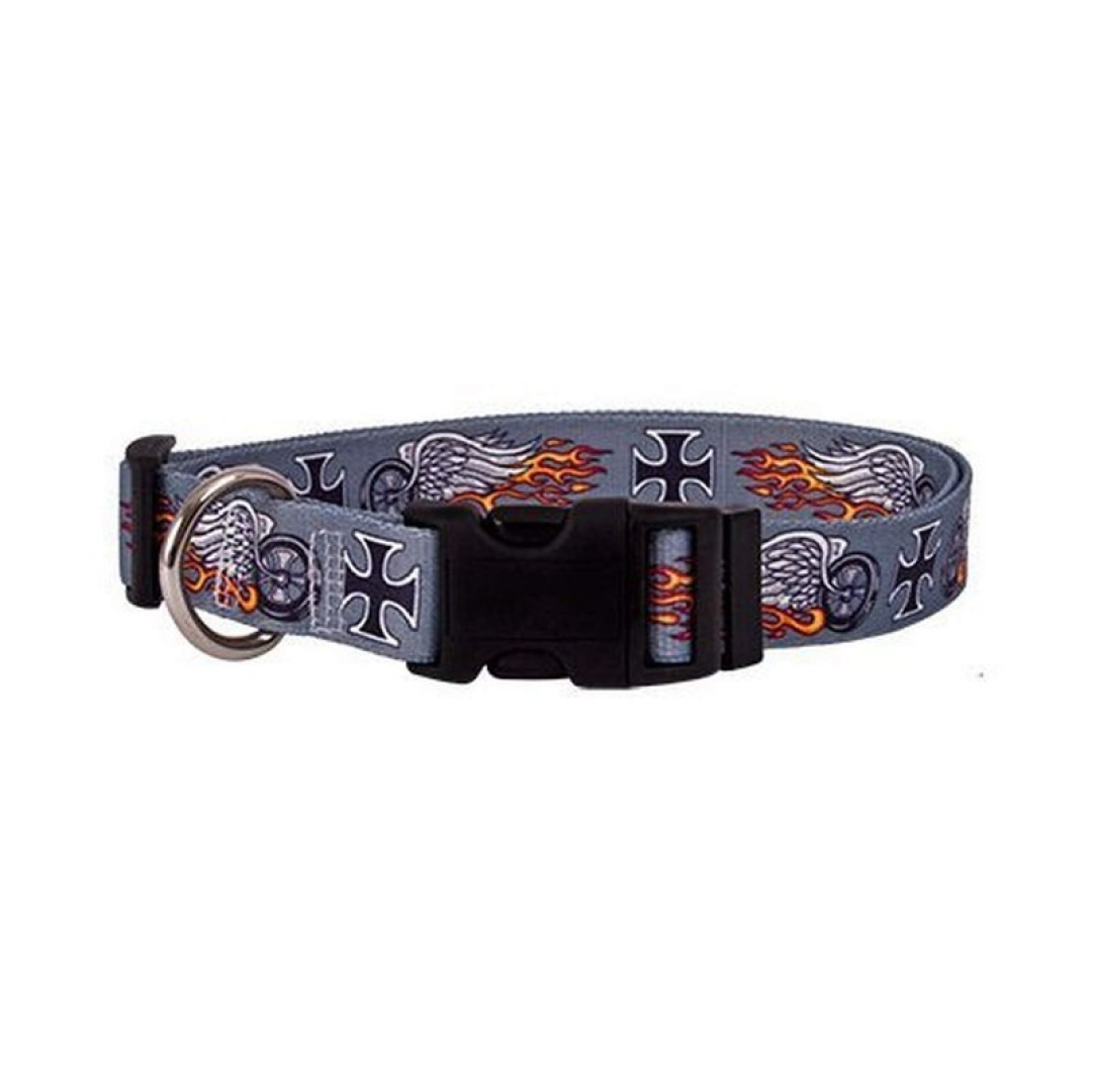 Biker Tattoo  Collar  Extra Small 8" - 12"