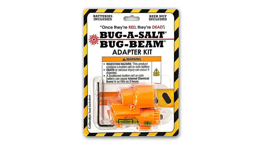 Bug-a-Salt Bug-Beam adapter kit packaging on a white background