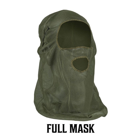 Green full face mask on a white background with 'FULL MASK' text.