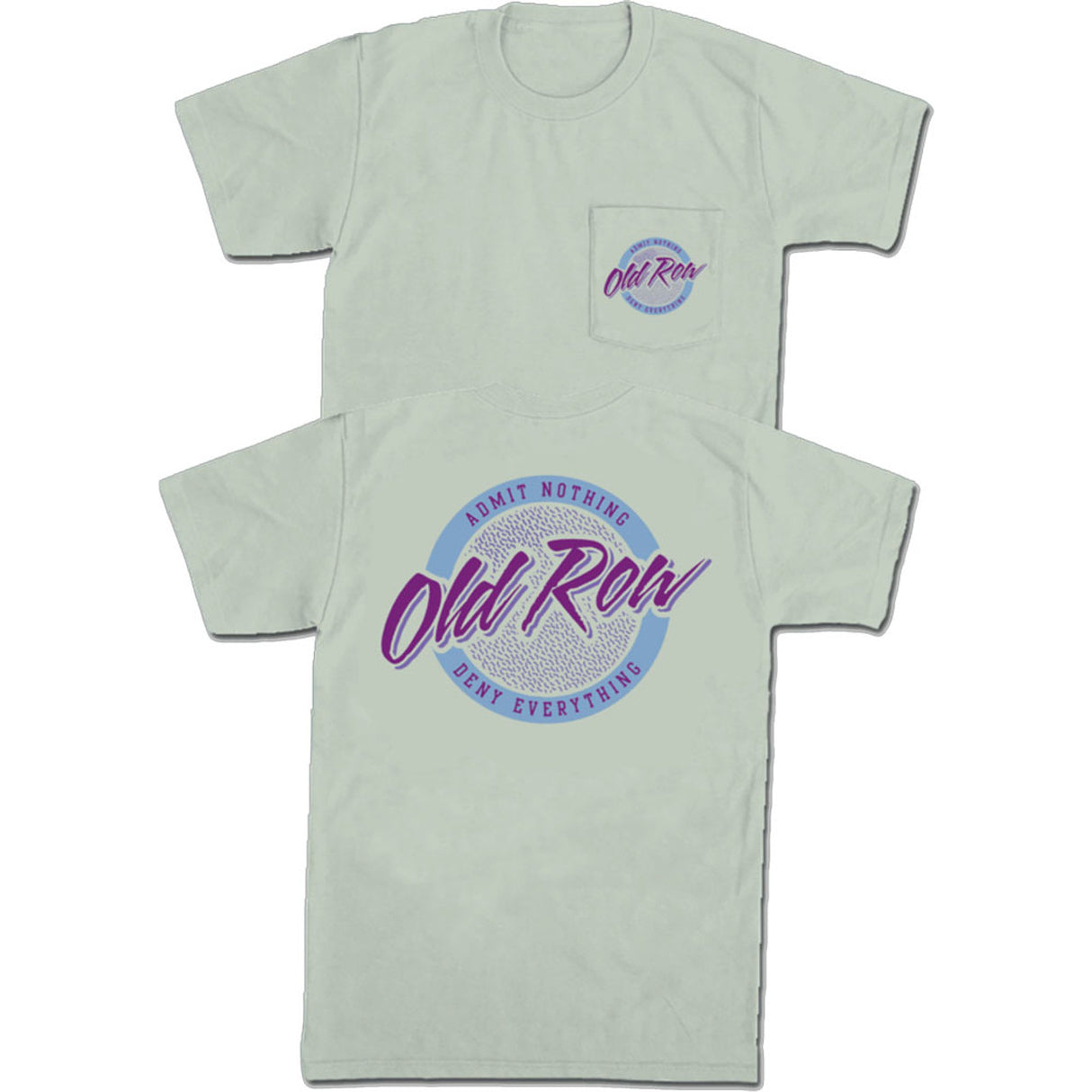 Old Row Circle Logo T-Shirt - Bay