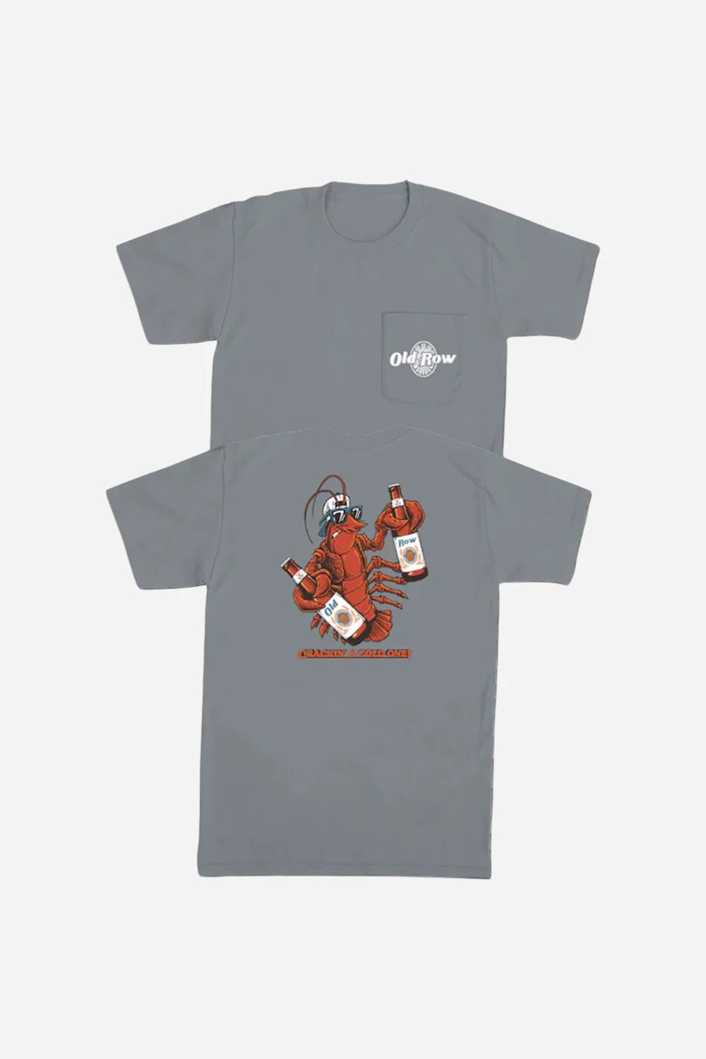 Old Row The Party Lobster Pocket Tee Granite