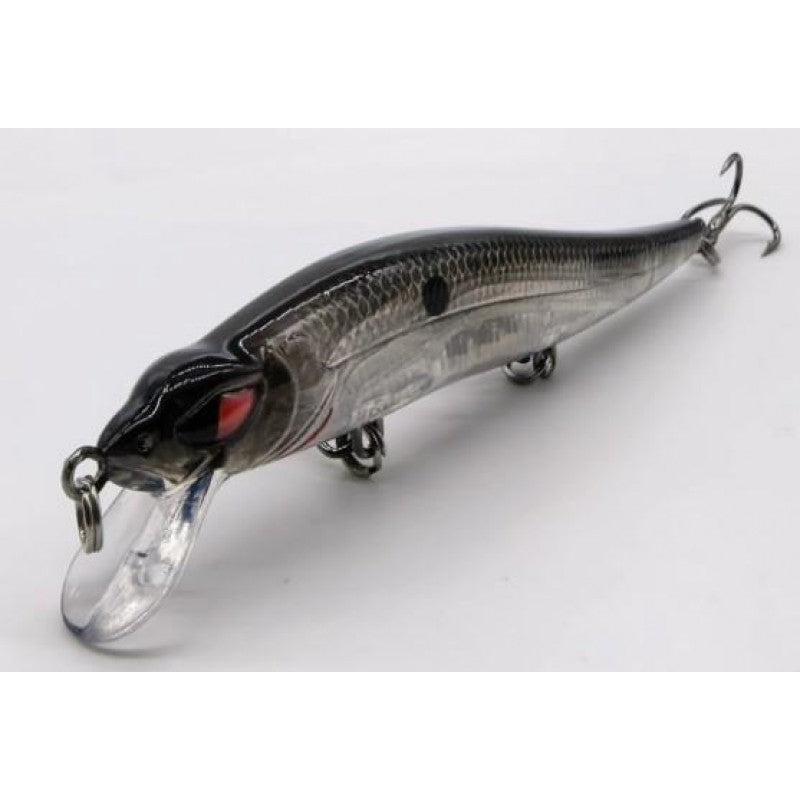 Fishing lure with a detailed design on a white background