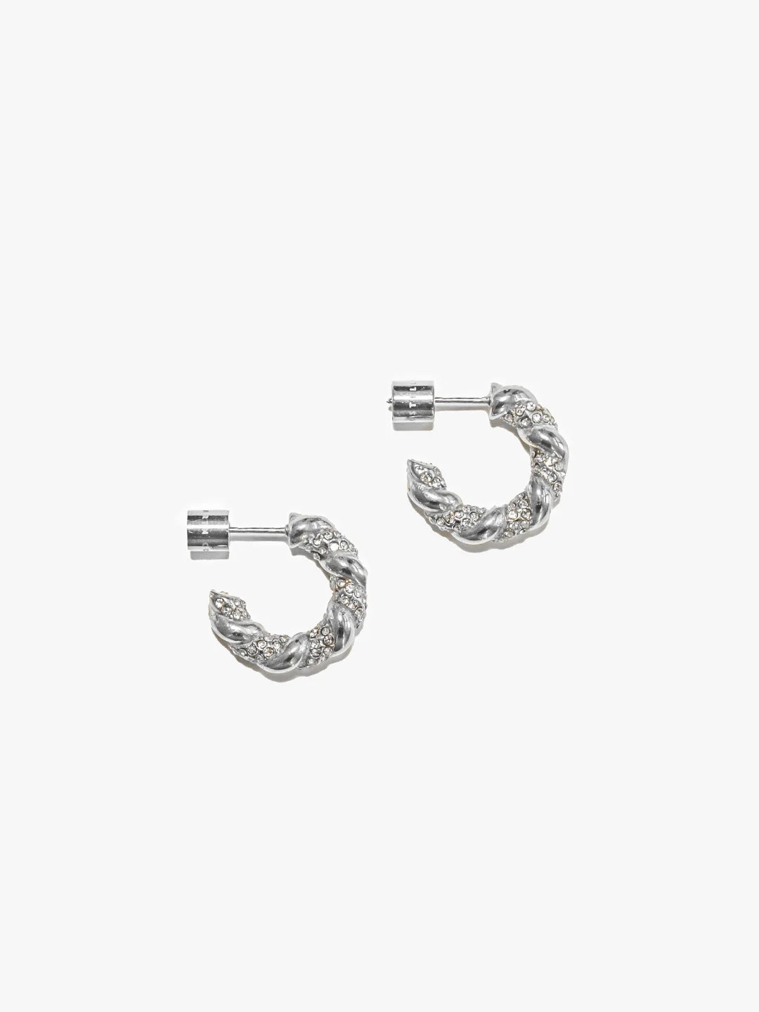 Marrin Costello Rita Hoops Pave - Silver