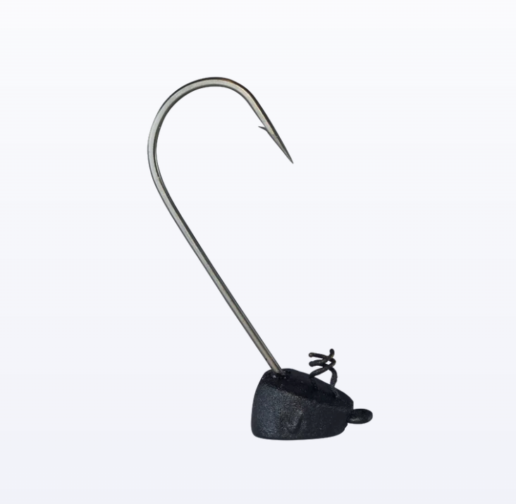 Mustad A-Tak Stand Up Jig Head Matte Black - 4/0, 3/8oz
