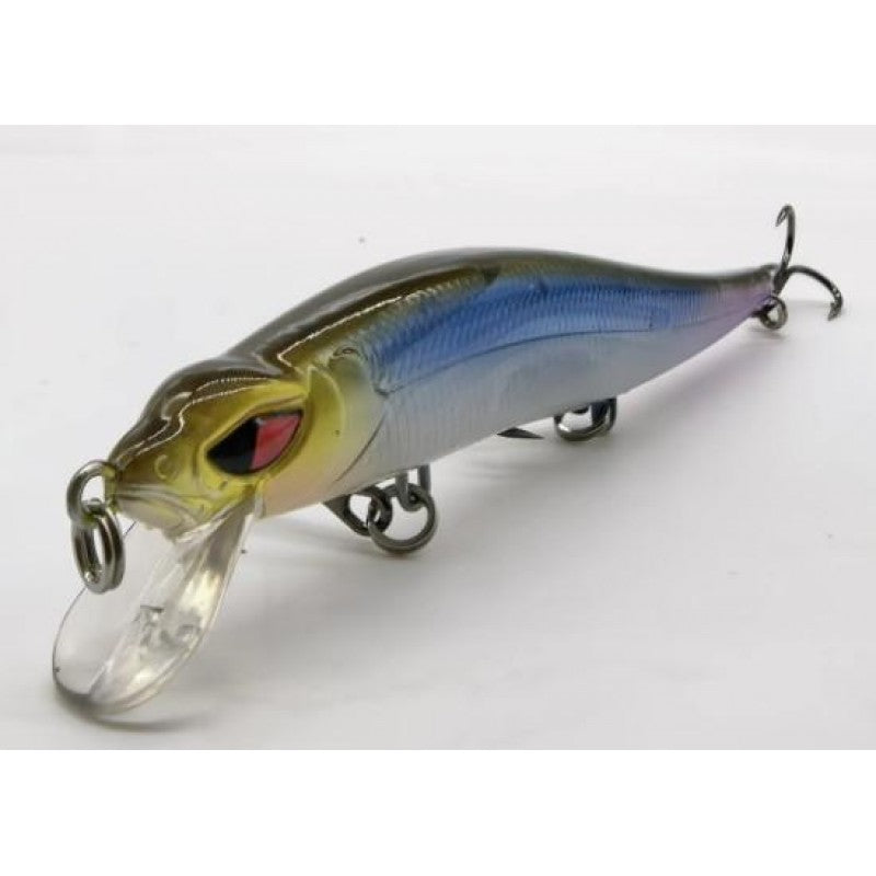 Fishing lure with a detailed design on a white background
