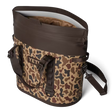 Camouflage-patterned cooler bag with YETI logo on a white background
