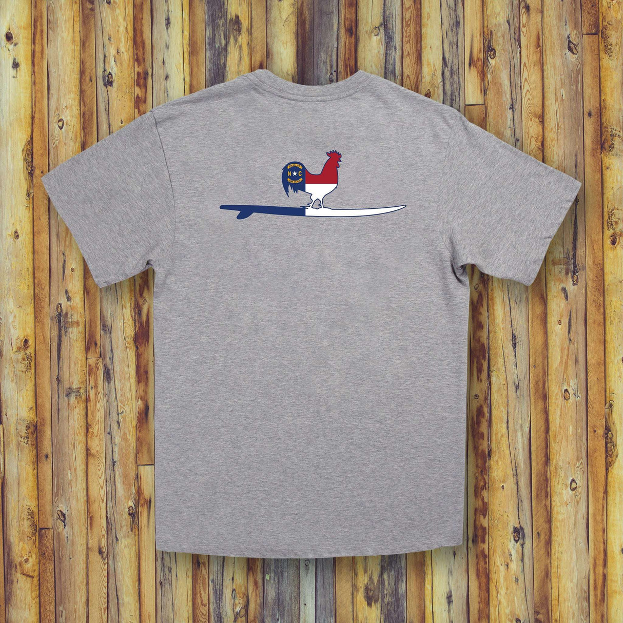 Beach & Barn Outfitters State of Mind Tee Shirt - Oxford Heather