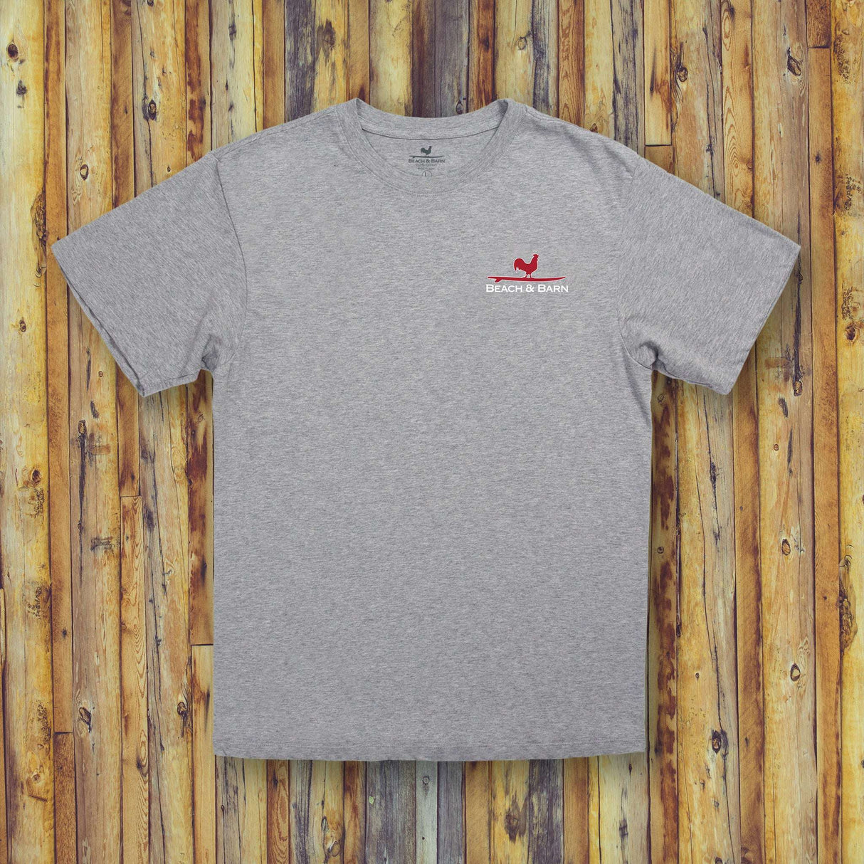Beach & Barn Outfitters State of Mind Tee Shirt - Oxford Heather
