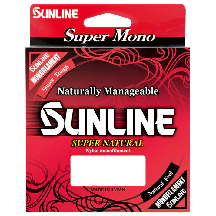 Sunline Super Natural Monofilament Line  Natural Clear - 330 Yds
