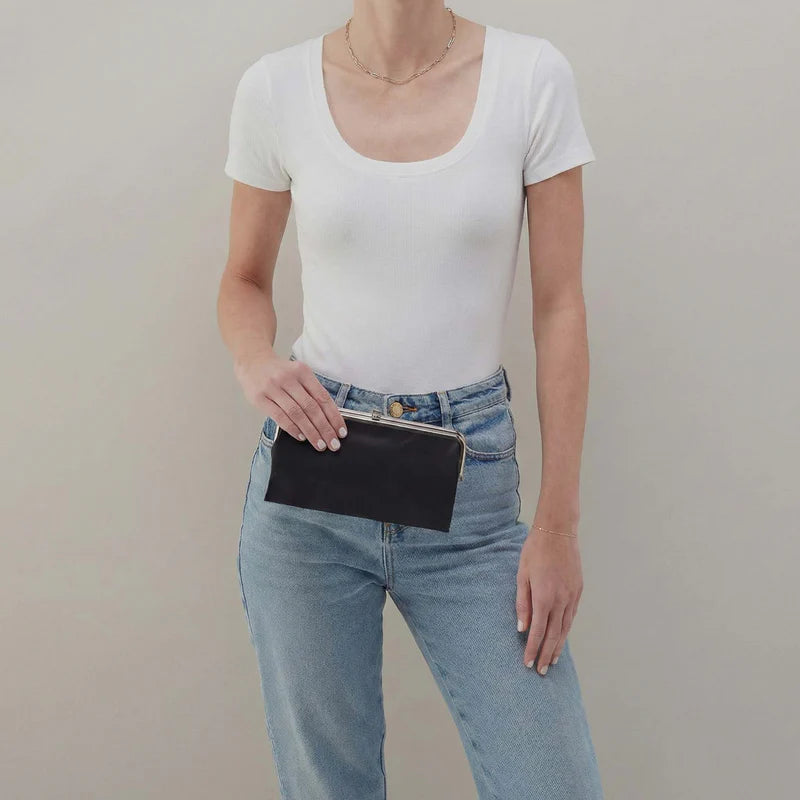 Hobo Lauren Clutch Wallet - Black