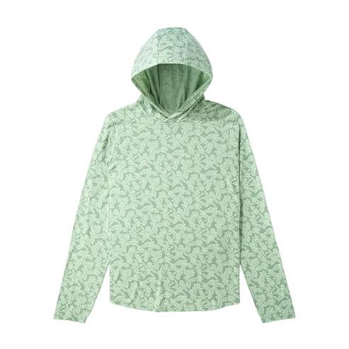 Aftco Ocean Bound Hooded Performance Shirt - Bay Leaf