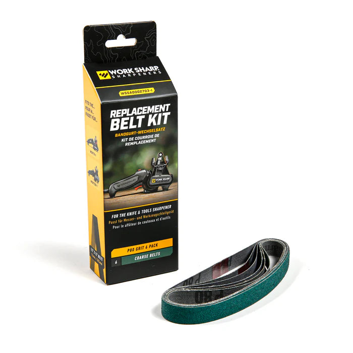 Work Sharp Coarse P80 Grit Belt Accessory Kit