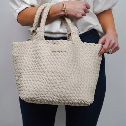 Parker & Hyde Classic Woven Tote - Bone