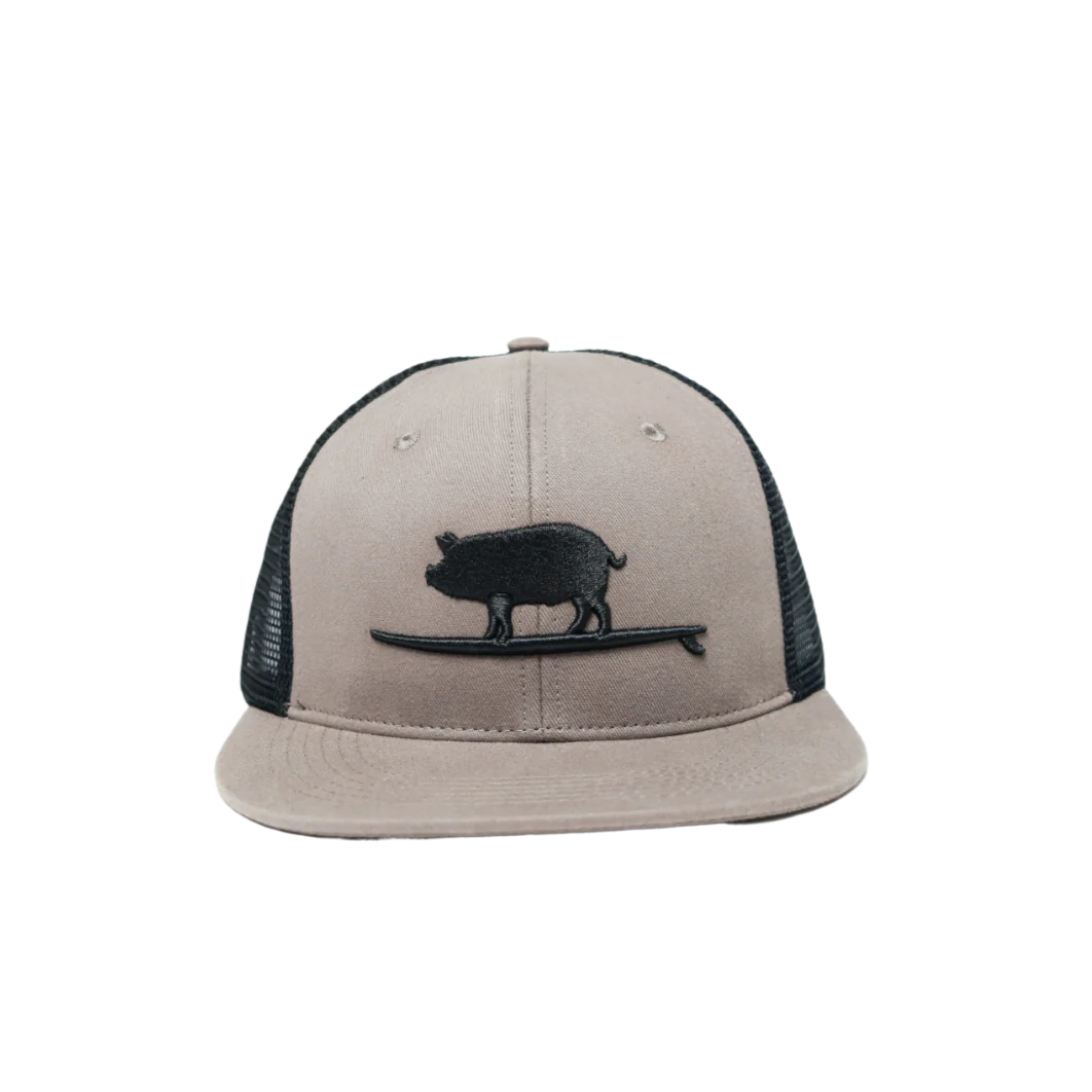 Southern Hooker Wave Hog Flat Bill Grey