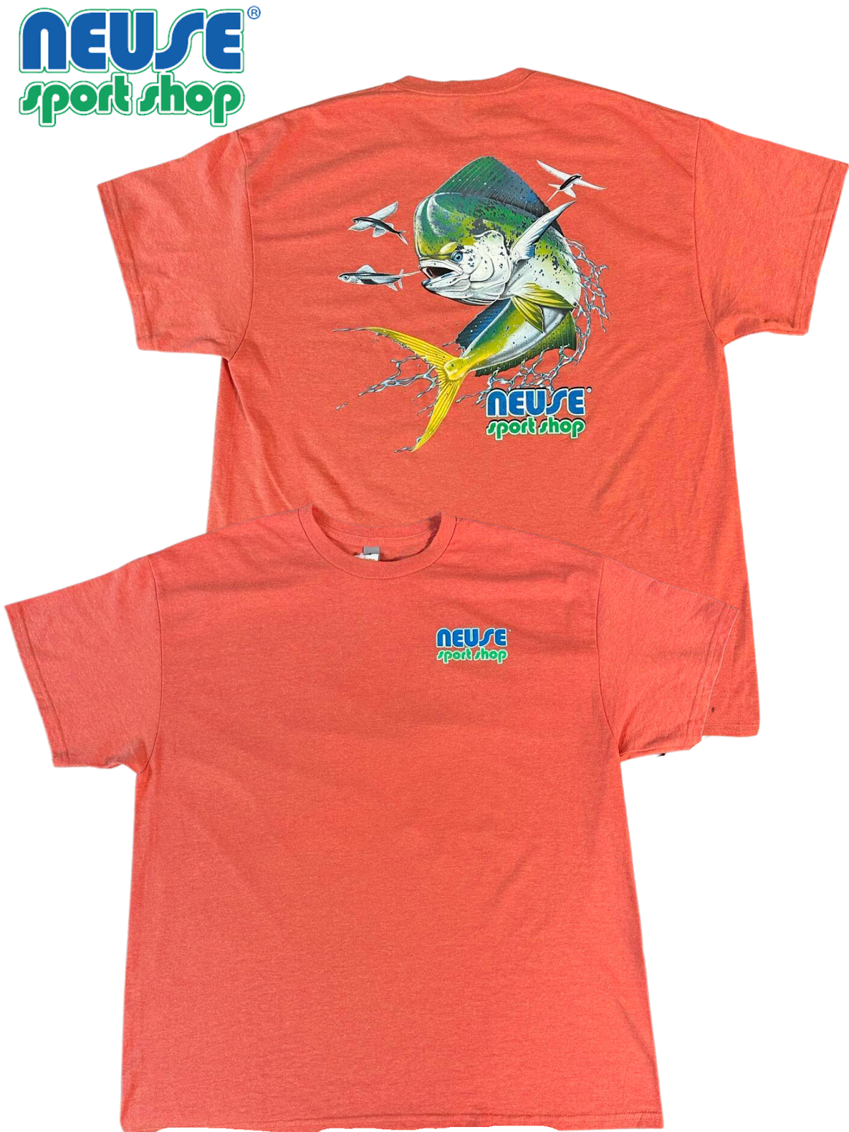 Neuse Sport Shop Mahi Short Sleeve Tee with NO Front Pocket