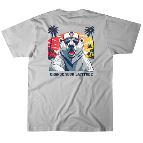 Salt Monkey Change Your Latitude Tee - Storm Gray