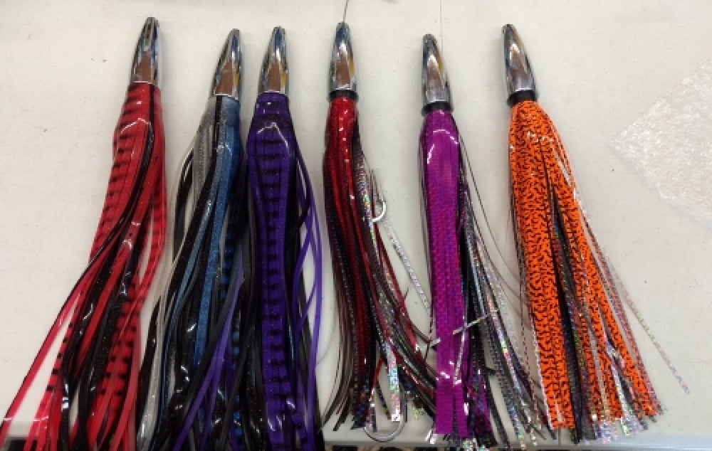 Blue Water Candy Hoodini Rigged 20oz. Wahoo skirted Lure